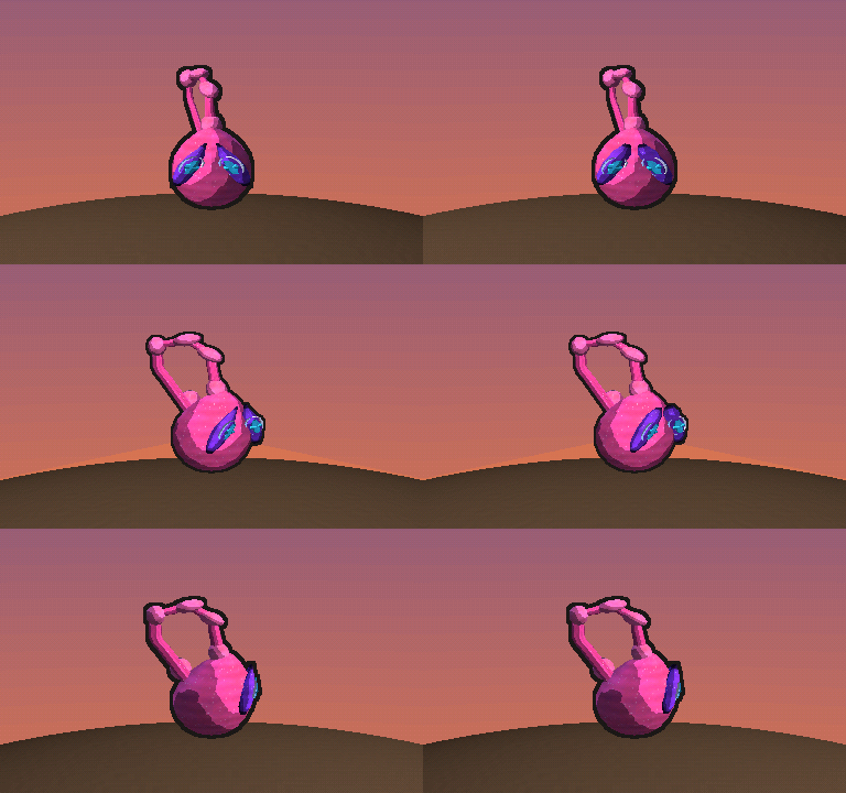 X1 teardrop vs X2 almond at three views