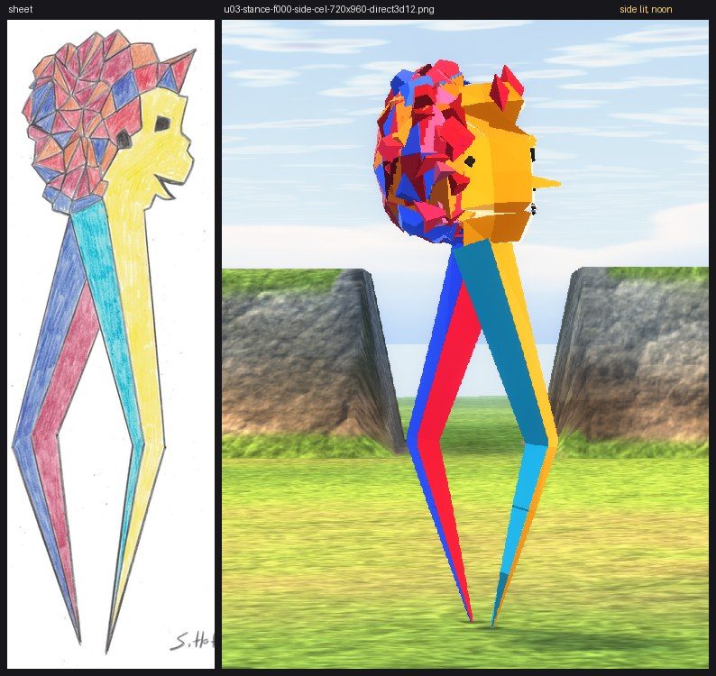 Orlequin — Gilt's creature, level 5 - Side vs sheet