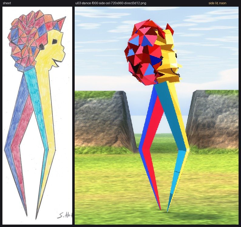 Orlequin — Gilt's creature, level 5 - Side vs sheet